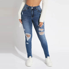 Urban Chic Skinny Ripped Jeans
