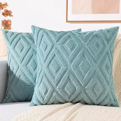Velvet Diamond Cushion Cover, 45 x 45 cm