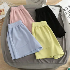 Women's High-Waisted Sports Shorts – Soft, Stretchy Yoga & Gym Shorts