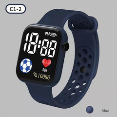 Kids' Waterproof LED Digital Sports Watch