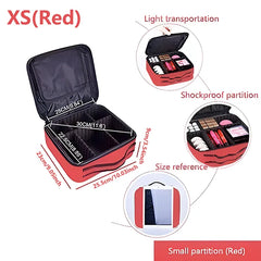 Large Makeup Case with Adjustable Dividers