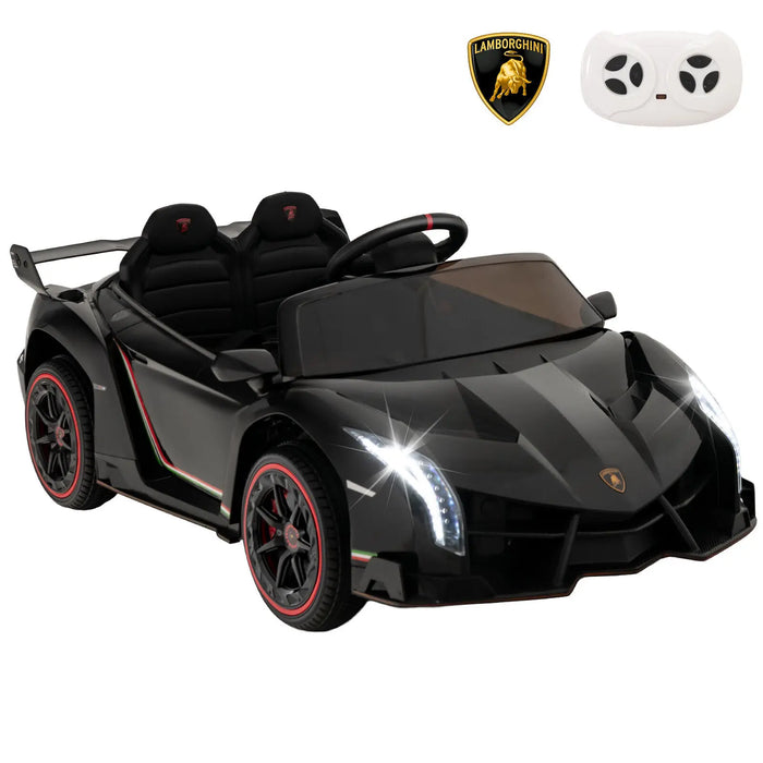 Kids' Electric Ride-On Car 12V, Ages 3-8, Seat Belt & LED Lights