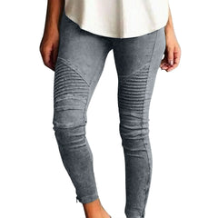Chic Stripe Slim-Fit Trousers