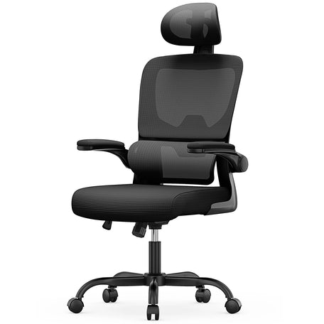 ErgoElite Mesh Office Chair – Adjustable High-Back Executive Seat with 3D Lumbar Support