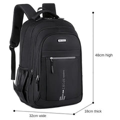 Men's Waterproof Business & Travel Backpack – Laptop & School Rucksack