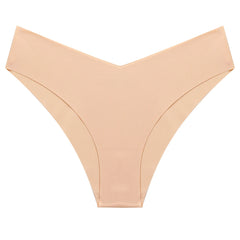 WarmSteps Seamless V-Cut Bikini Panties – Soft, Sexy & Invisible Comfort