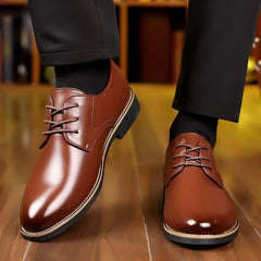 Elegant Leather Derby Shoes