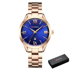 CURREN Retro Ladies Quartz Watch – Elegant and Waterproof