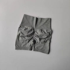 BreezeFit High-Waist Yoga Shorts