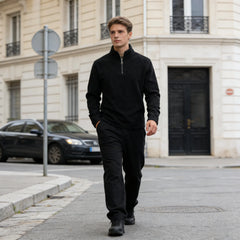 Men's Quarter-Zip Fleece Sweatshirt