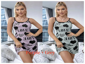 Dreamy Nights Halter Pyjama Dress