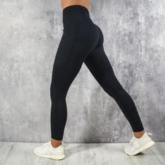 Women's High-Waisted Butt-Lifting Leggings – Stretchy Yoga & Gym Workout Tights with Pockets