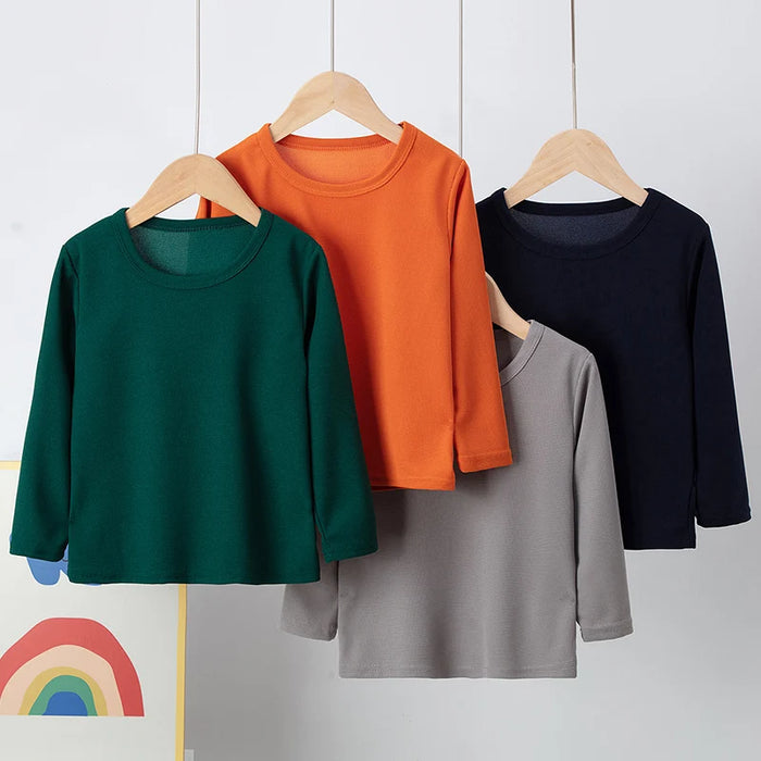 Kids' Classic Long-Sleeve T-Shirt, Soft & Casual
