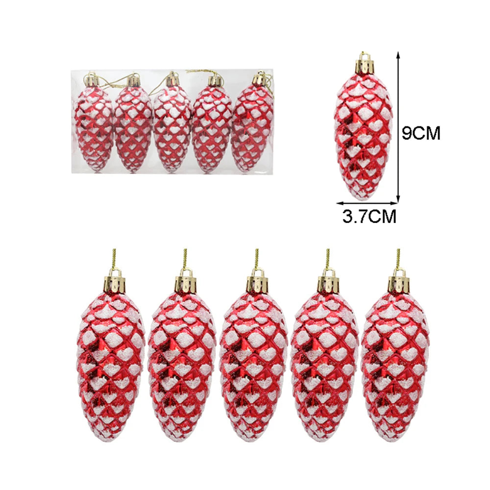 Red and White Candy Christmas Tree Decorations