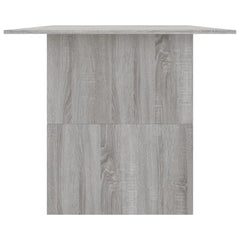 Grey Sonoma Dining Table – 180x90cm Modern Engineered Wood Table