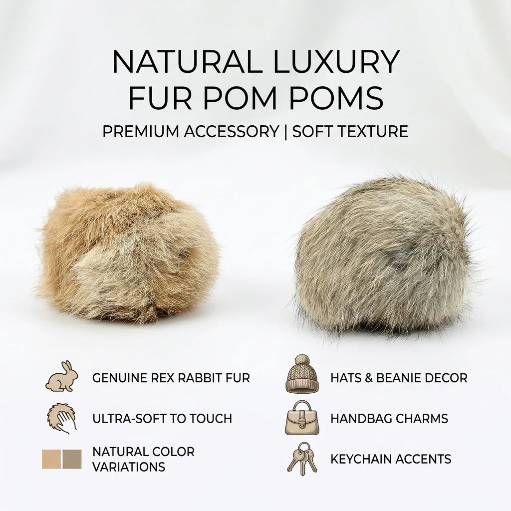 Faux Fur Pom Pom Cat Balls with Catnip