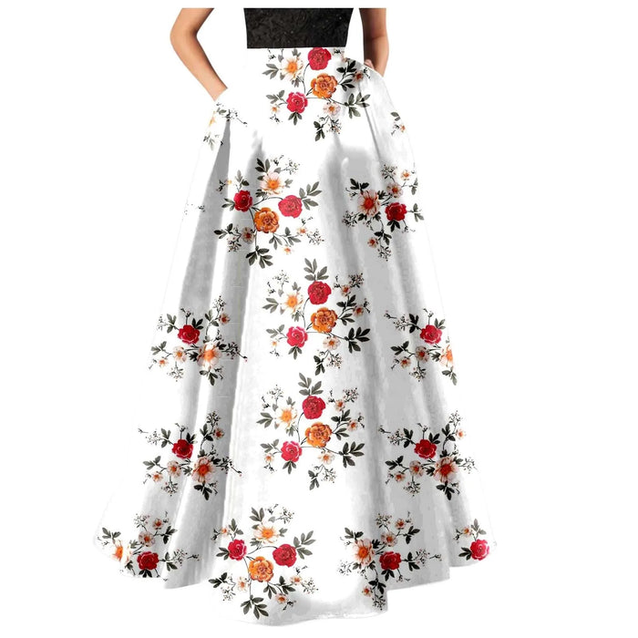 Boho Blossom Maxi Skirt