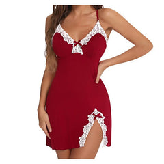 Lace V-Neck Chemise Nightdress