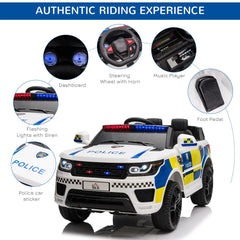 Junior Patrol Ride-On Police Car