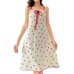 Printed Suspender Nightgown