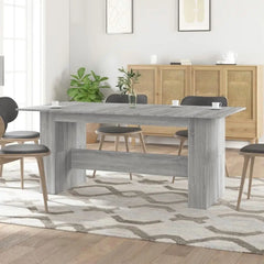 Grey Sonoma Dining Table – 180x90cm Modern Engineered Wood Table