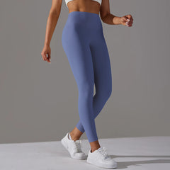 Women's High-Waisted Naked Feel Leggings – Seamless Yoga & Gym Workout Tights
