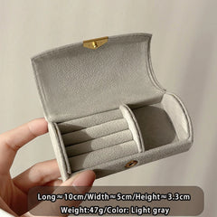 Mini Velvet Jewellery Case