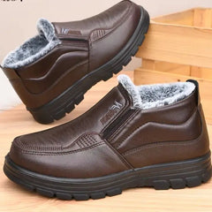 Men's Waterproof Warm Lined Snow Boots