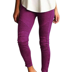 Chic Stripe Slim-Fit Trousers