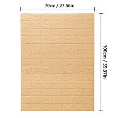 BrickFX™ 3D Foam Wallpaper