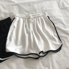 Women's Striped Casual Shorts – Loose-Fit Summer Sports Shorts