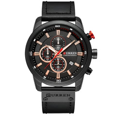 CURREN Luxury Chronograph Men's Quartz Watch