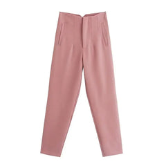 Women's High-Waist Pencil Trousers – Elegant Office & Formal Wear