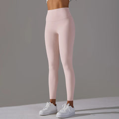 Women's High-Waisted Naked Feel Leggings – Seamless Yoga & Gym Workout Tights