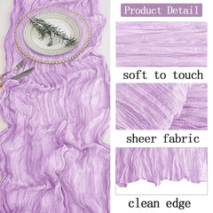 Cheesecloth Table Runner