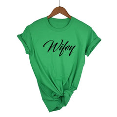 Hubby & Wifey Matching T-Shirt – Funny Casual Cotton Tee for Women