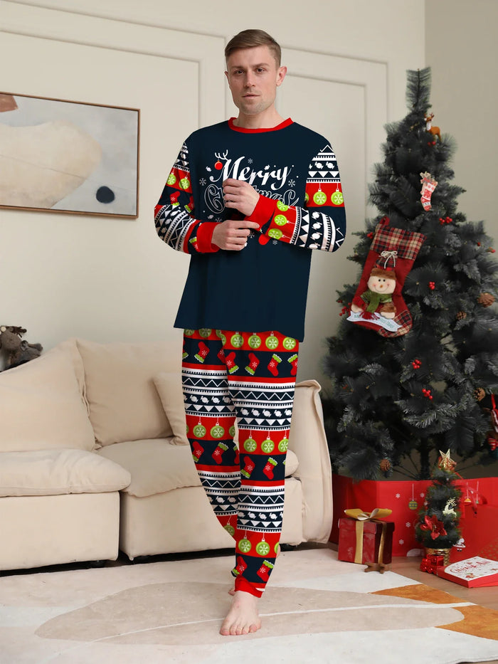 Cartoon Print Family Christmas Pyjamas, Matching Sets, Baby to 3XL, image 2