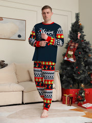 Festive Cartoon Family Christmas Pyjama Set