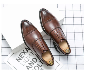 Red Sole Brogue Elegance