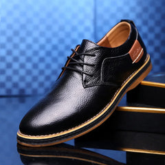 Italian Elegance Men's Leather Oxfords