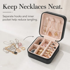 Travel Jewellery Case with Zip, 10 cm