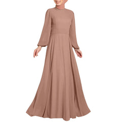 Elegant Modest Maxi Dress