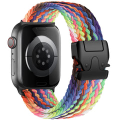 Braided Nylon Band for Apple Watch – Stretchy & Breathable