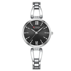 CURREN Luxury Quartz Watch with Rhinestones