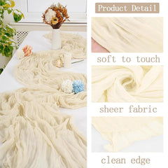 Cheesecloth Table Runner