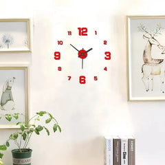 Frameless DIY Wall Clock – Silent & Stylish Home Décor