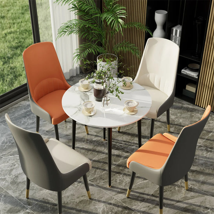 LUVODI 32" Round Dining Table, Modern Sintered Stone Table for 2-4 People, image 2