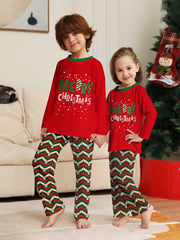Festive Family Pyjama Set - Elk Patterned Plaid Comfort