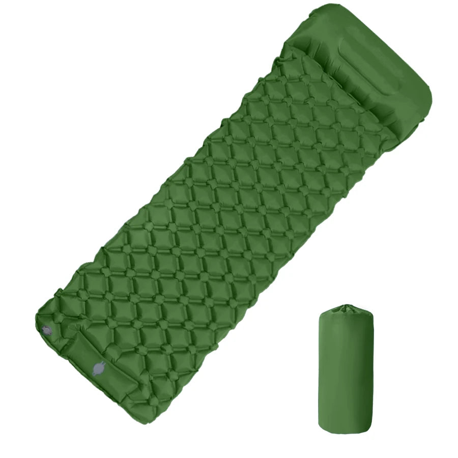 Inflatable Camping Mat with Pillow