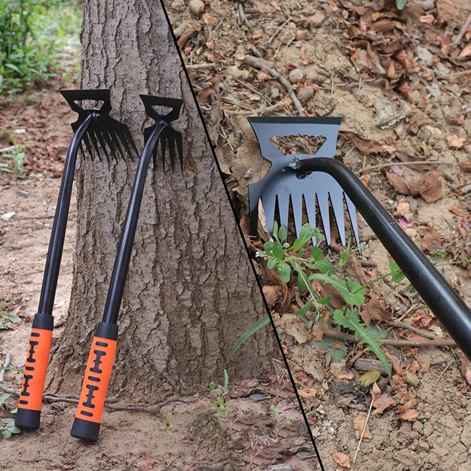 2-in-1 Weeding Rake and Hoe